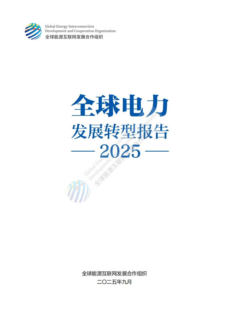 全球电力发展转型报告2025