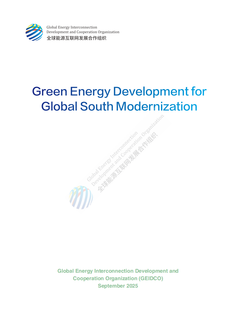 Green Energy Development for Global South Modernization 2025